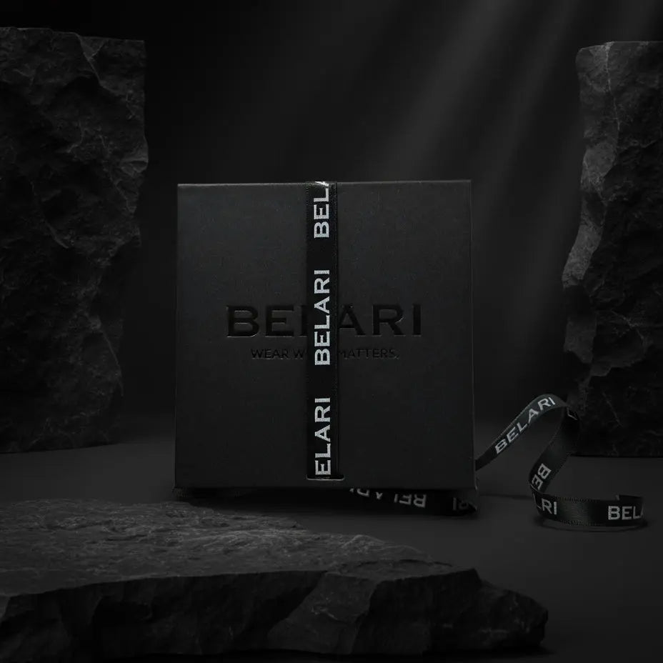 Geschenkbox + Karte BLACK EDITION Belari