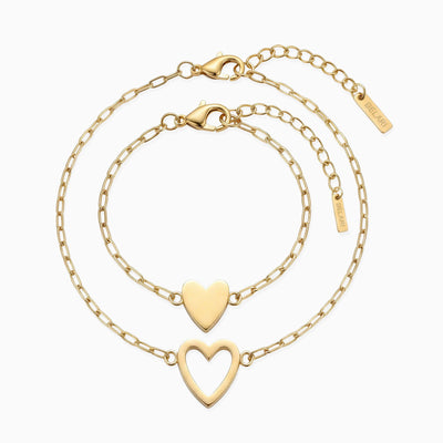 Mutter & Kind Herzarmbänder Belari