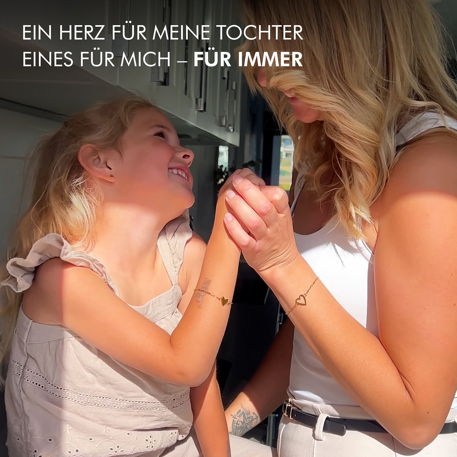 Mutter & Kind Herzarmbänder Belari